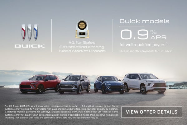 0.9% APR 
FOR WELL-QUALIFIED BUYERS.1

Plus, no monthly payments for 120 days.2