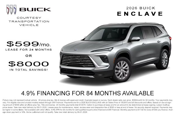 2026 Buick Enclave Offer