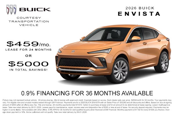 2026 Buick Envista Offer