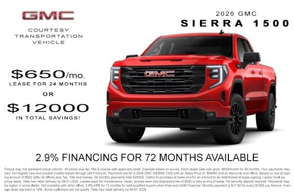 2026 GMC Sierra 1500 Offer