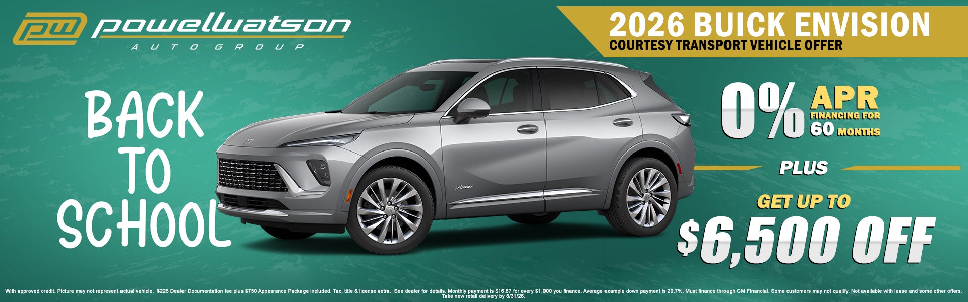 2026 Buick Envision Offer