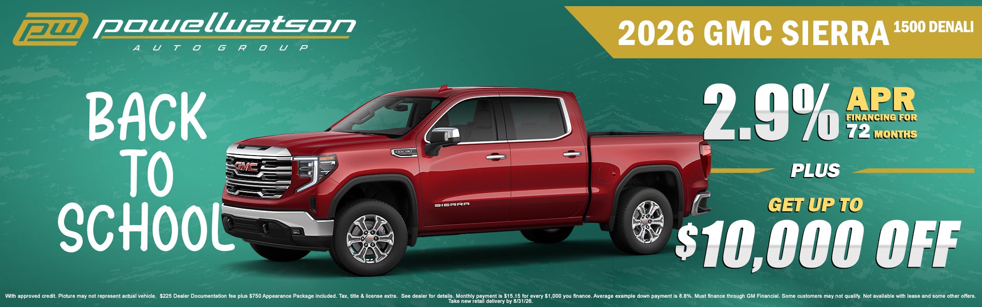 2026 GMC Sierra 1500 Offer