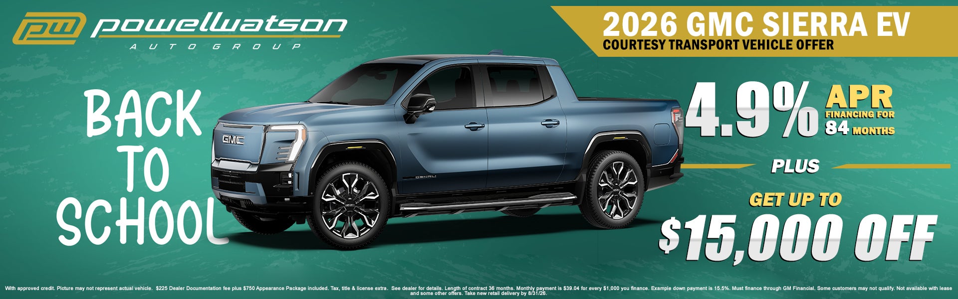 2026 GMC Sierra EV Offer