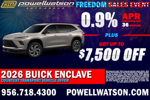 2026 Buick Enclave Offer