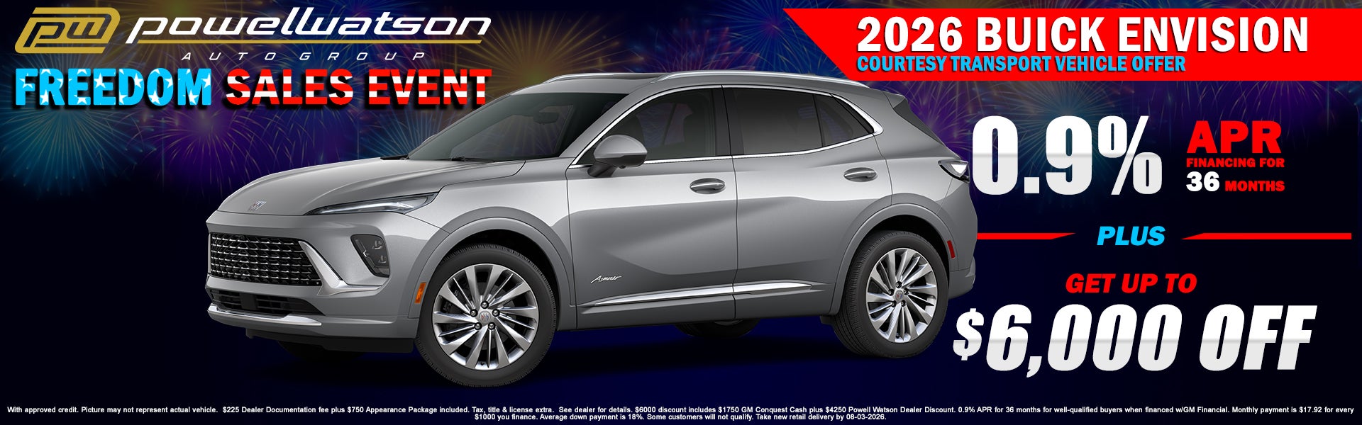 2026 Buick Envision Offer
