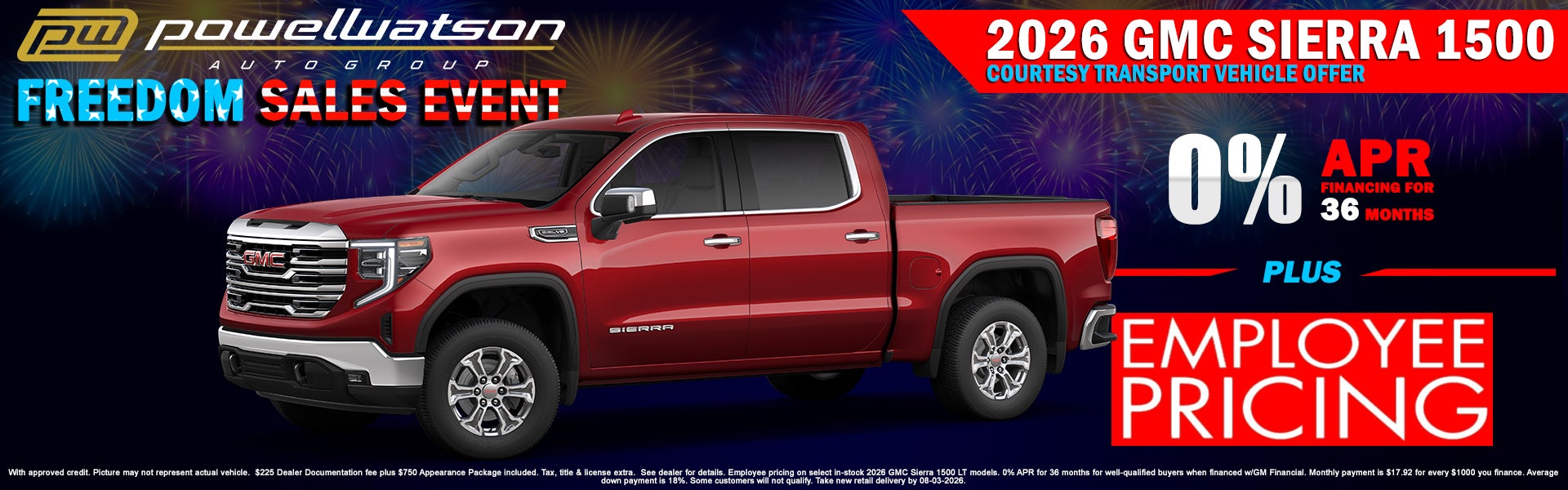 2026 GMC Sierra 1500 Offer
