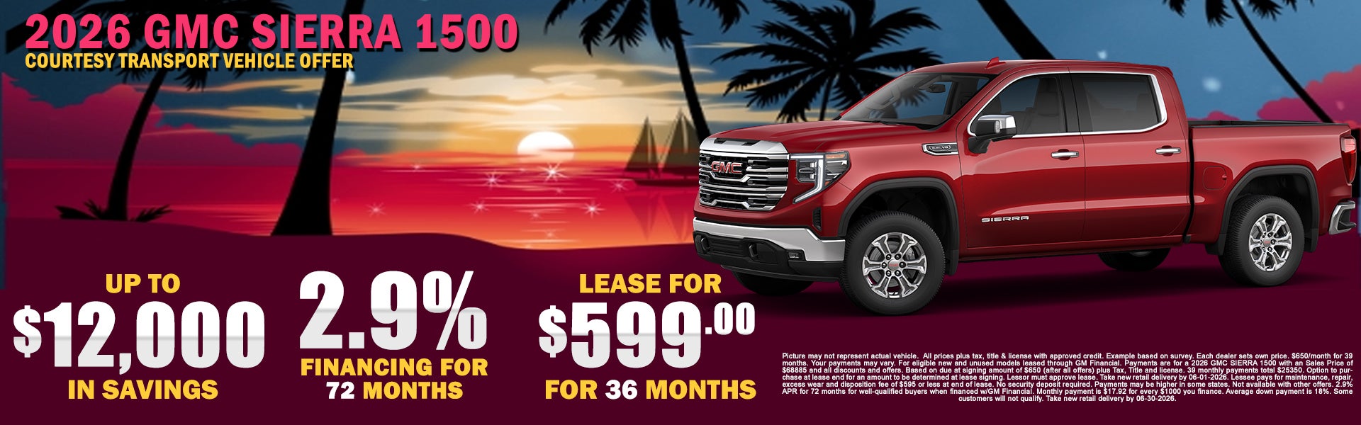 2026 GMC Sierra 1500 Offer