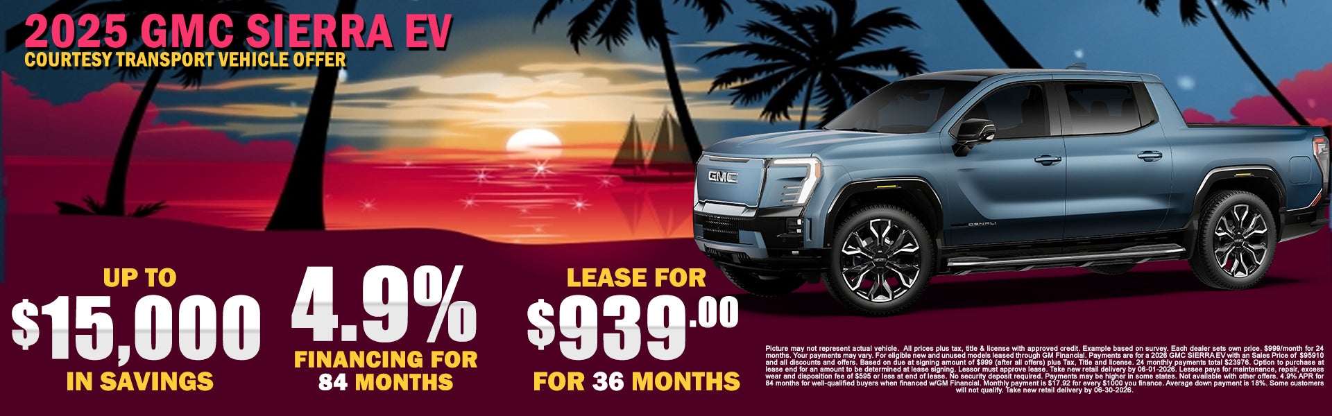 2025 GMC Sierra EV Offer