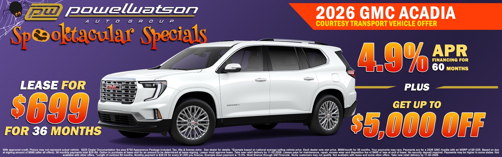 2026 GMC Acadia