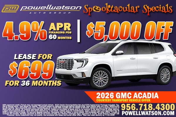 2026 GMC Acadia